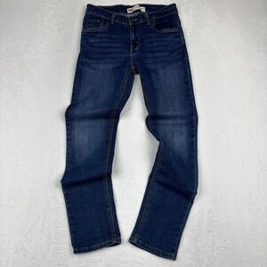 Levis 511 slim fit Dark Wash Denim Jeans 27x27 Size 14 indigo festival CB4-1